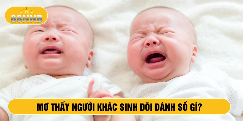 Mơ thấy người khác sinh đôi đánh số gì?