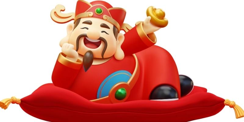 Thần Tài xuất hiện trong nhà báo hiệu sự sung túc